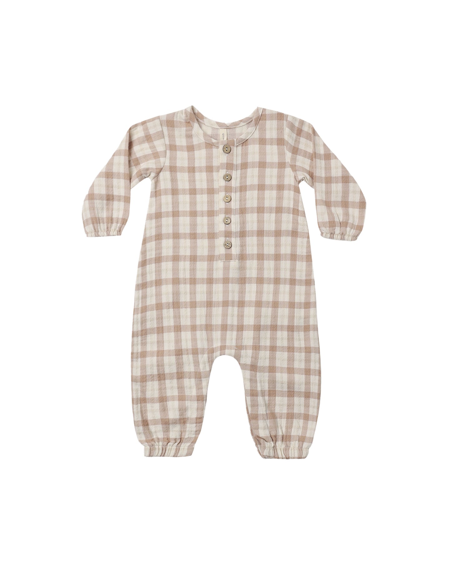 WOVEN JUMPSUIT || RUSTIC PLAID