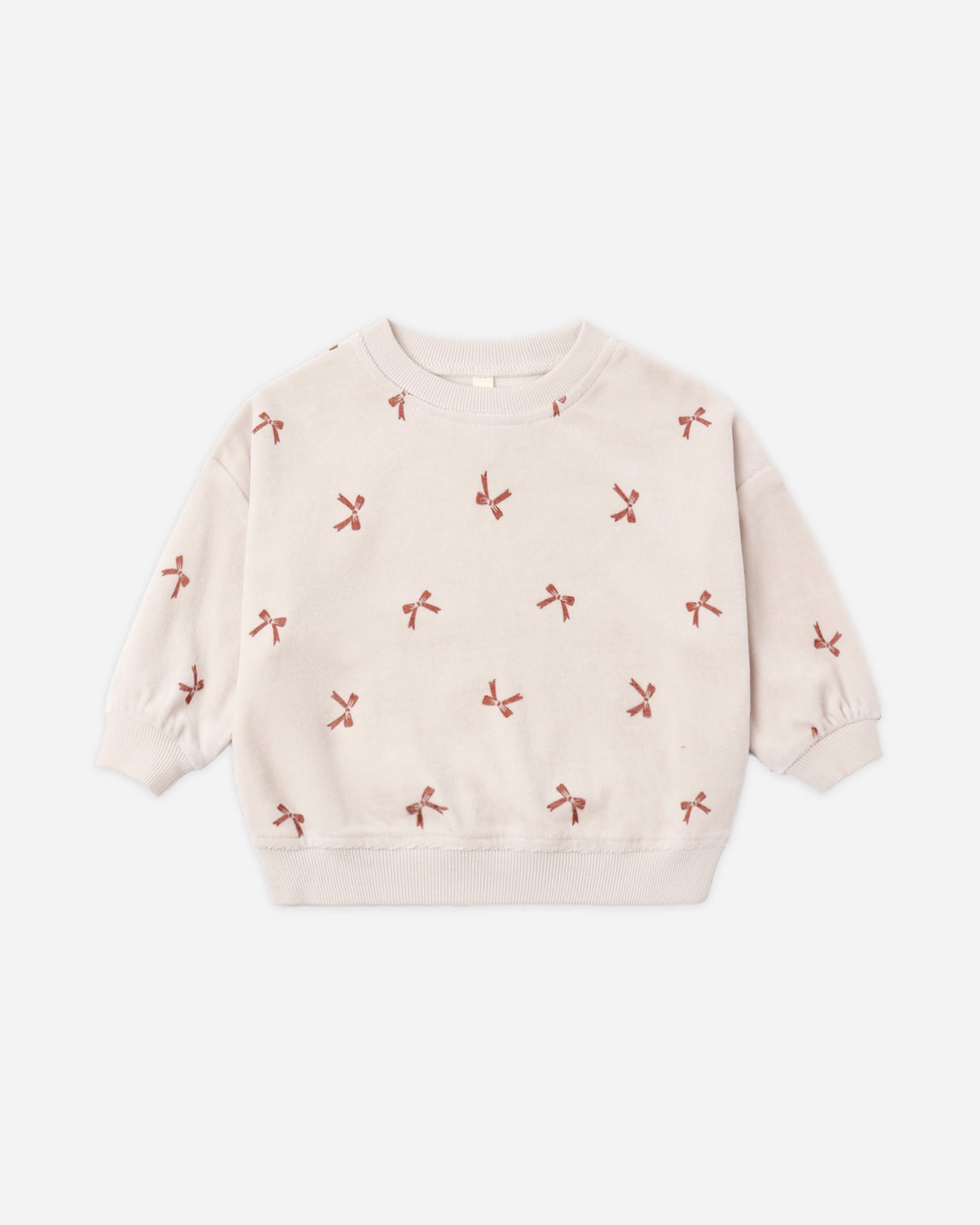VELOUR RELAXED SET || RED BOWS