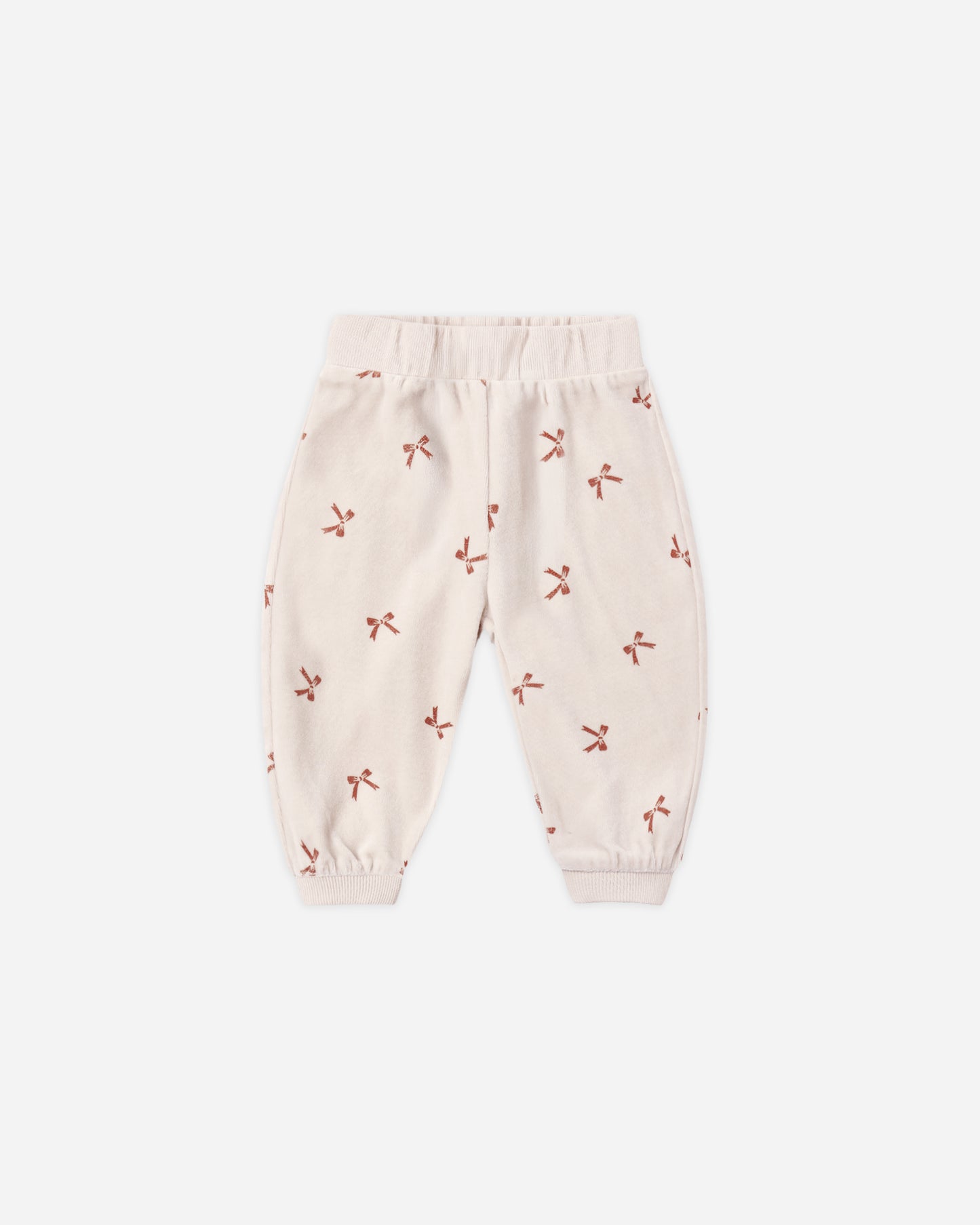 VELOUR RELAXED SET || RED BOWS