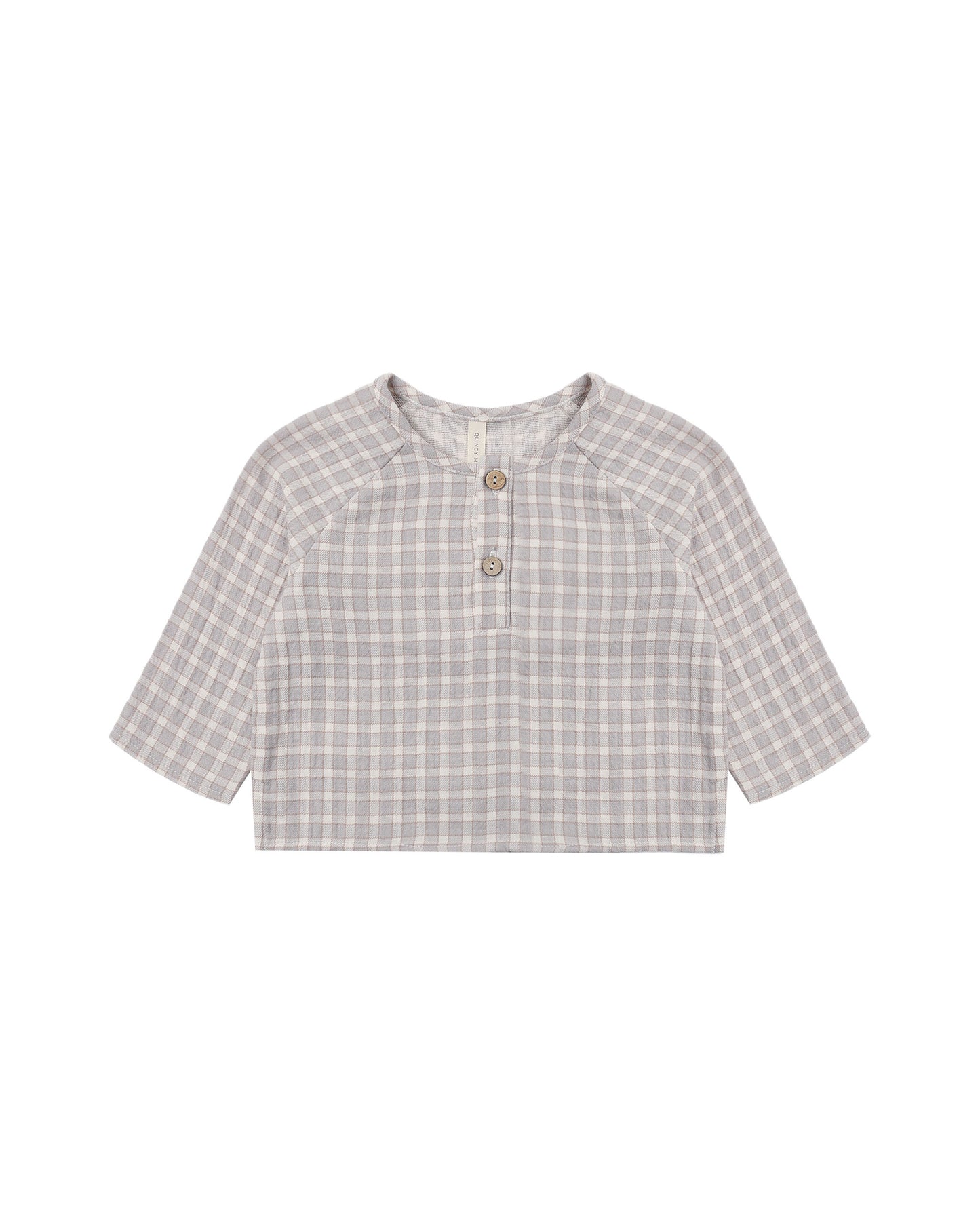 ZION SHIRT || BLUE GINGHAM