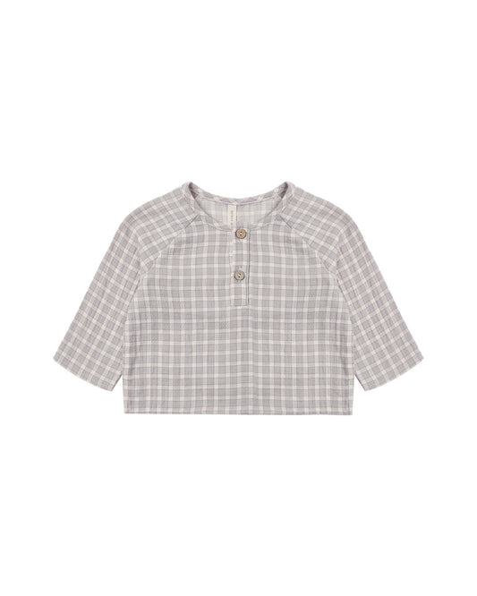 ZION SHIRT || BLUE GINGHAM
