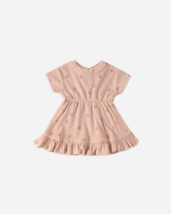 TERRY DRESS || POLKA DOT