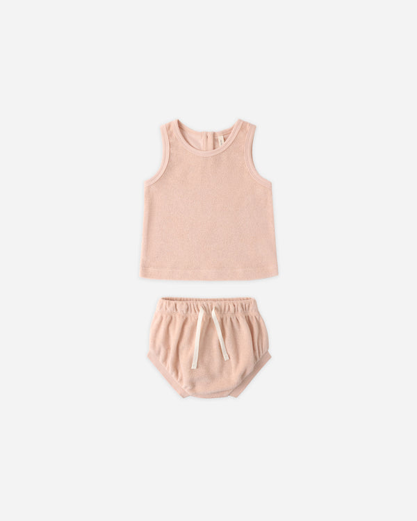 TERRY TANK + SHORT SET || MELON