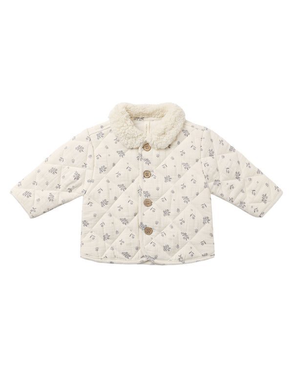 QUILTED JACKET || WINTER BERRY