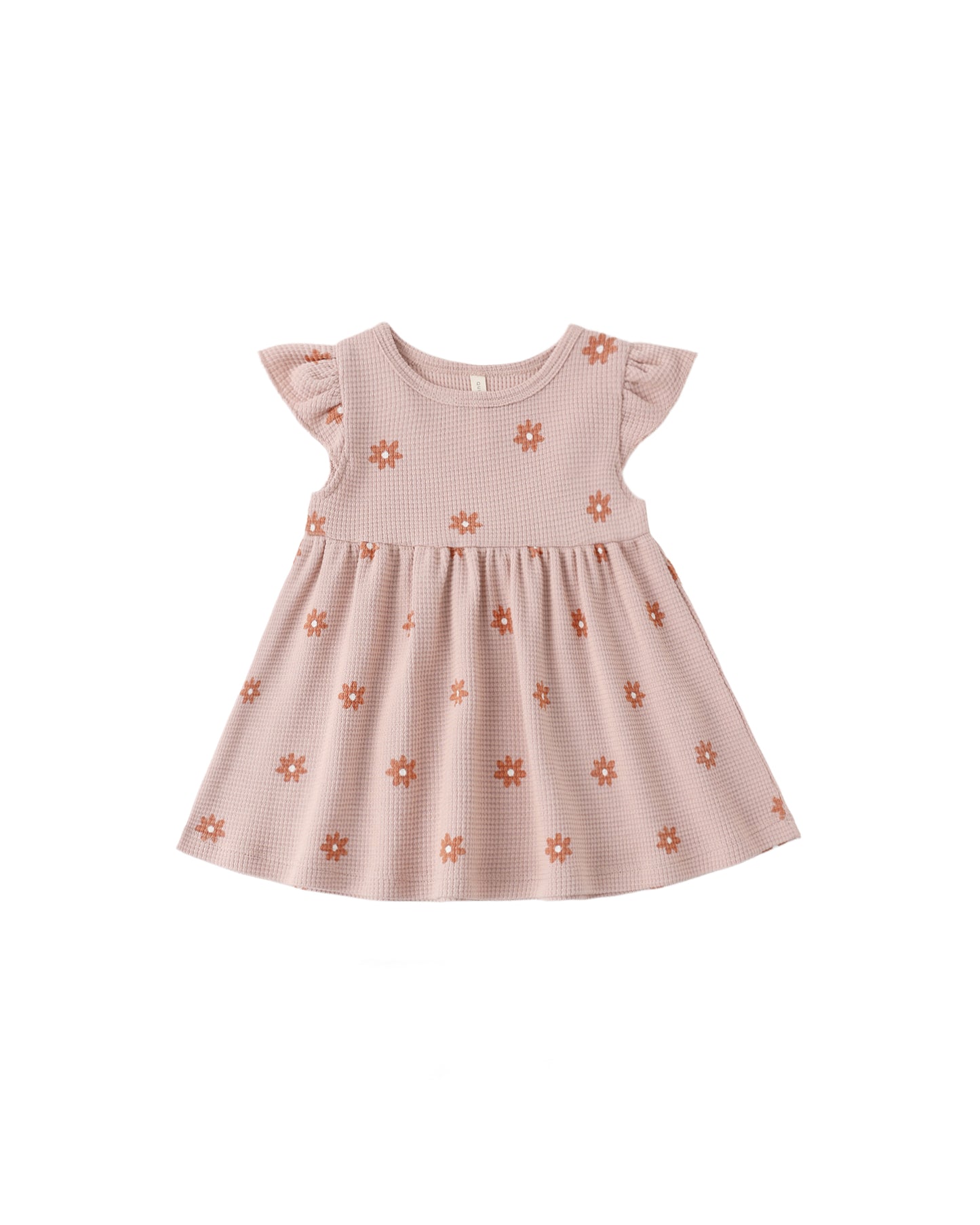 FLUTTER SLEEVE DRESS || PINK DAISY