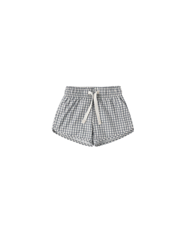BOYS SWIM SHORT || OCEAN GINGHAM