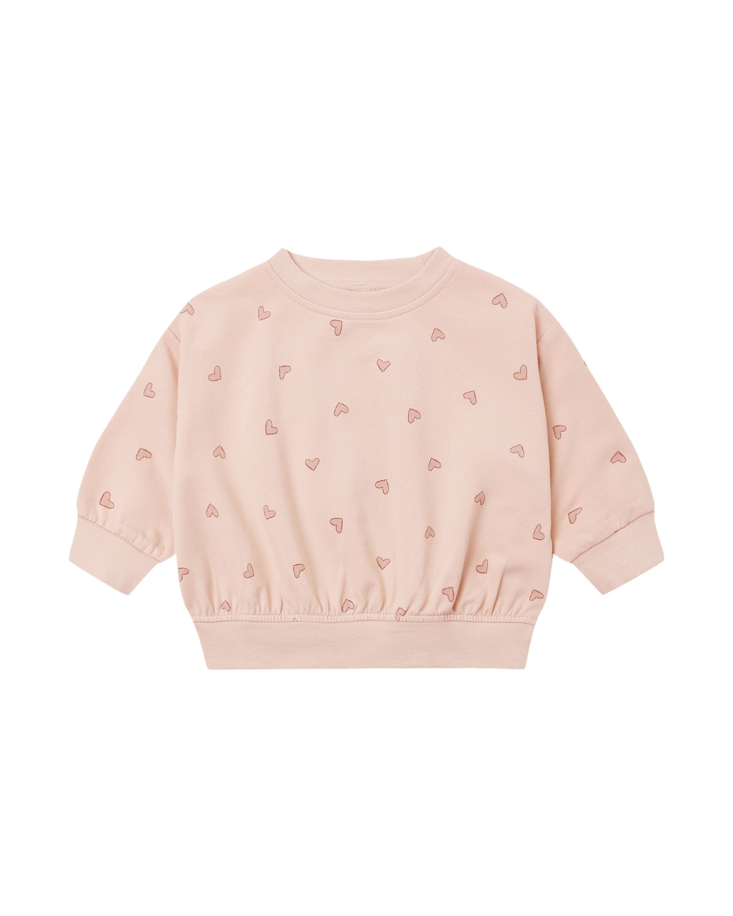 RELAXED SWEATSHIRT || HEARTS