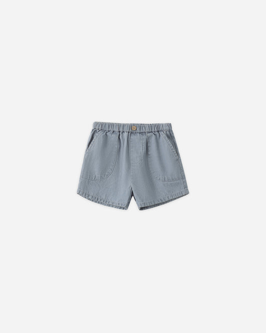 UTILITY SHORT || CHAMBRAY