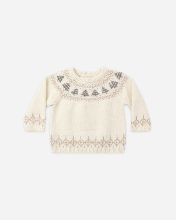 REX SWEATER || TREE FAIR ISLE