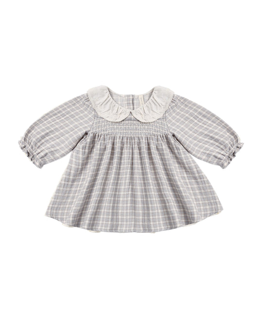 CALLIE DRESS || BLUE GINGHAM
