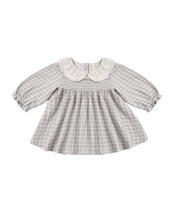 CALLIE DRESS || BLUE GINGHAM