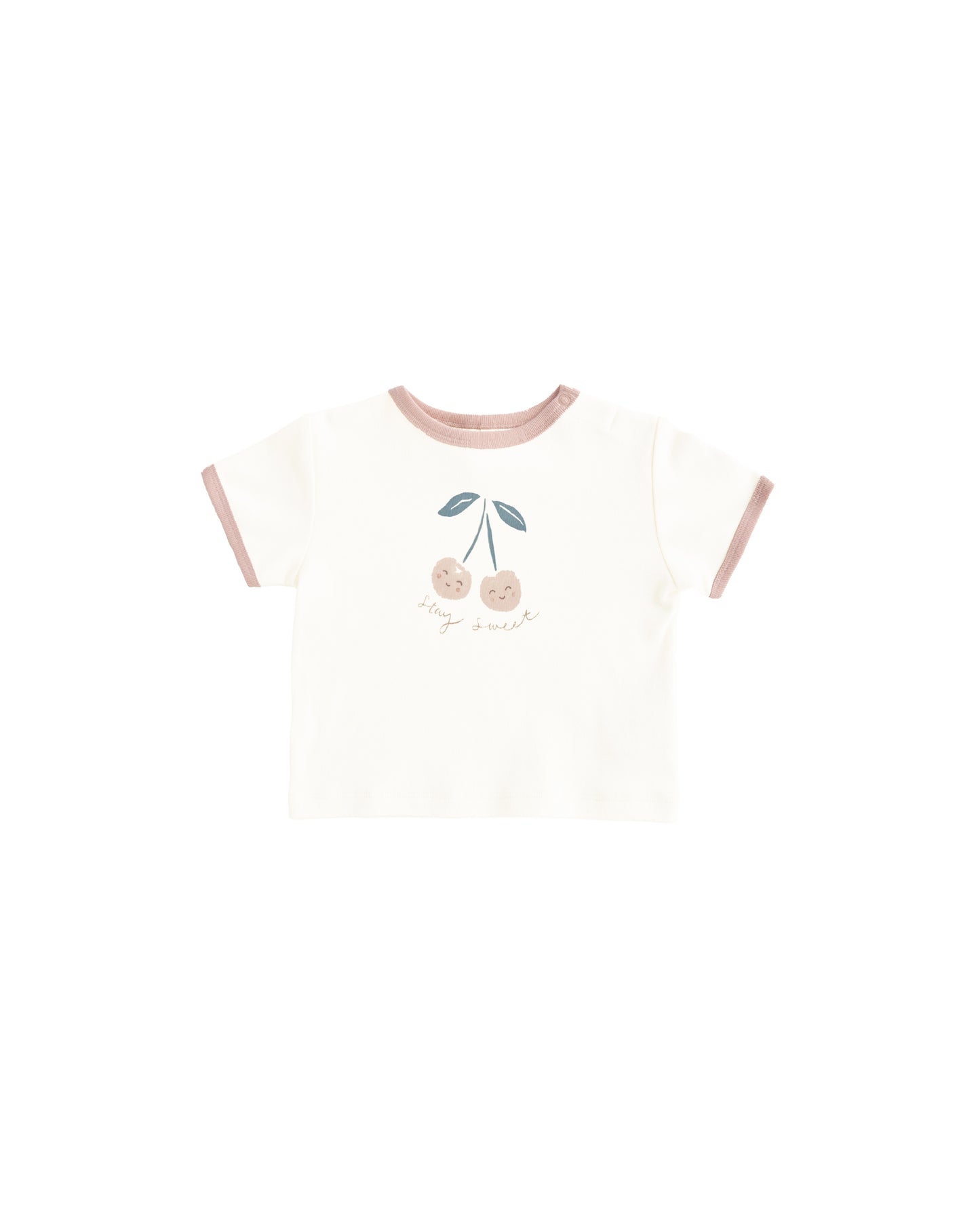 RINGER TEE || CHERRY