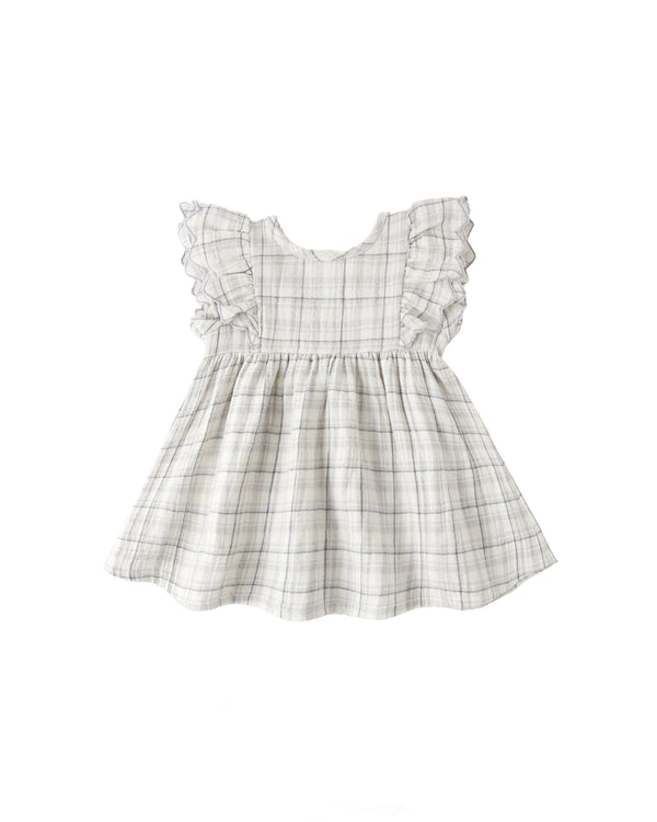 ALINA DRESS || BLUE PLAID