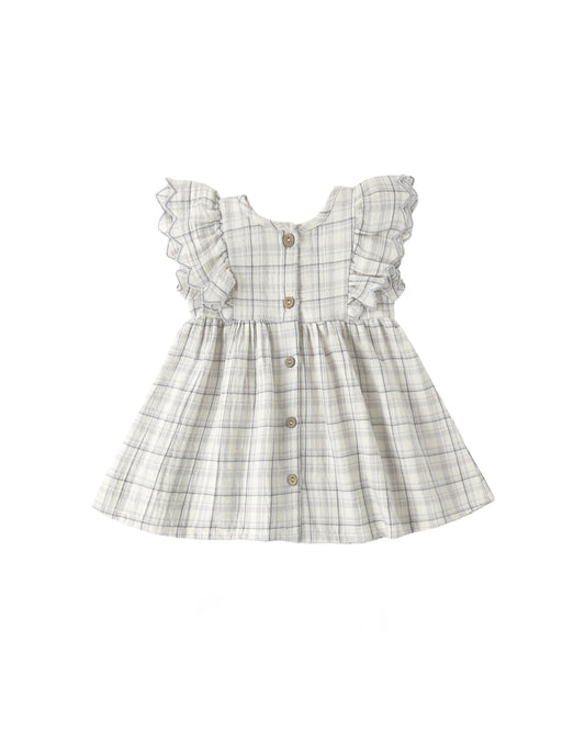 ALINA DRESS || BLUE PLAID
