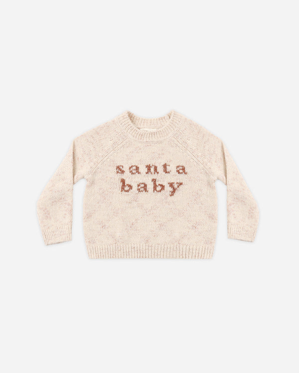 KNIT SWEATER || SANTA BABY