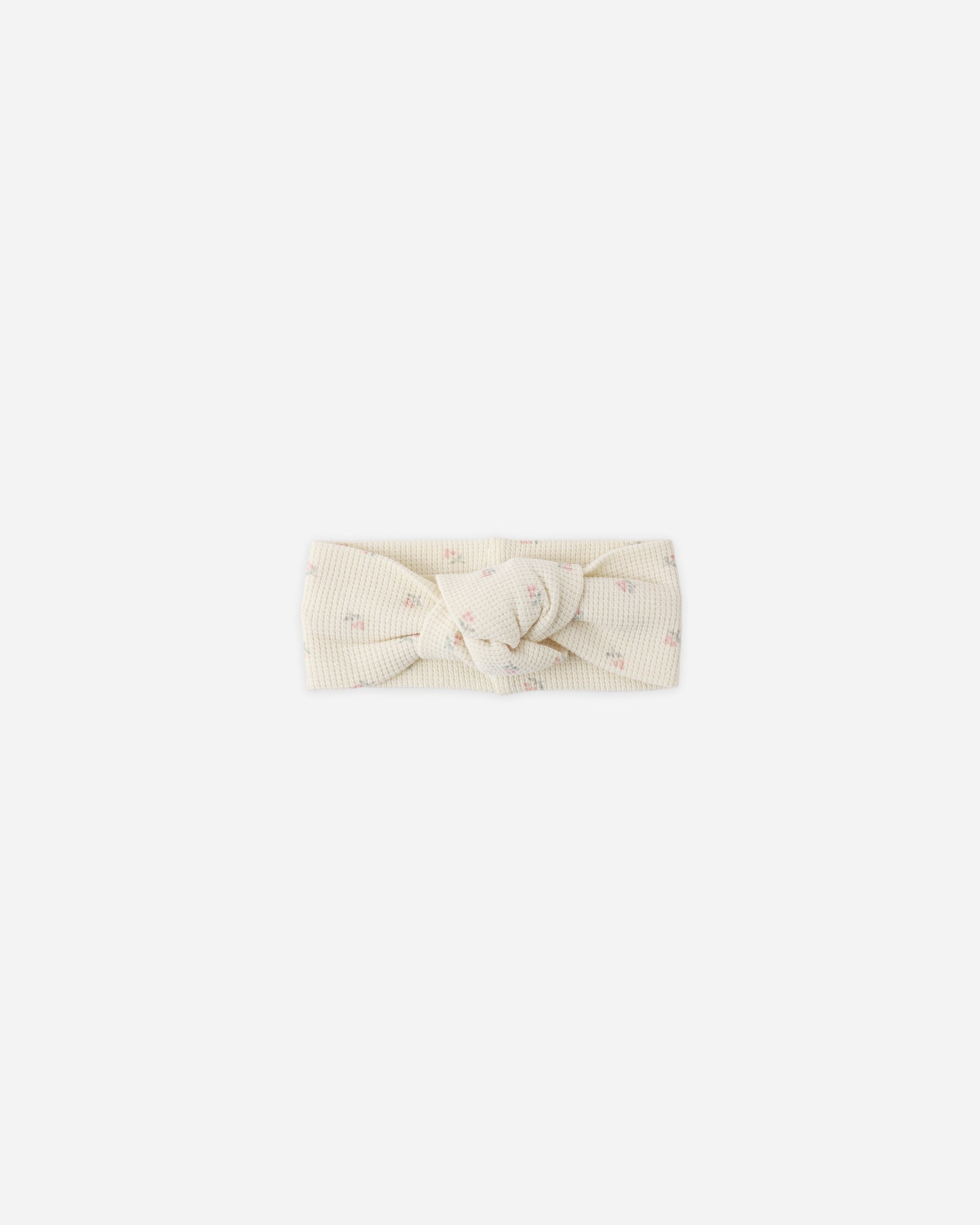 WAFFLE KNOTTED HEADBAND || MAUVE DITSY
