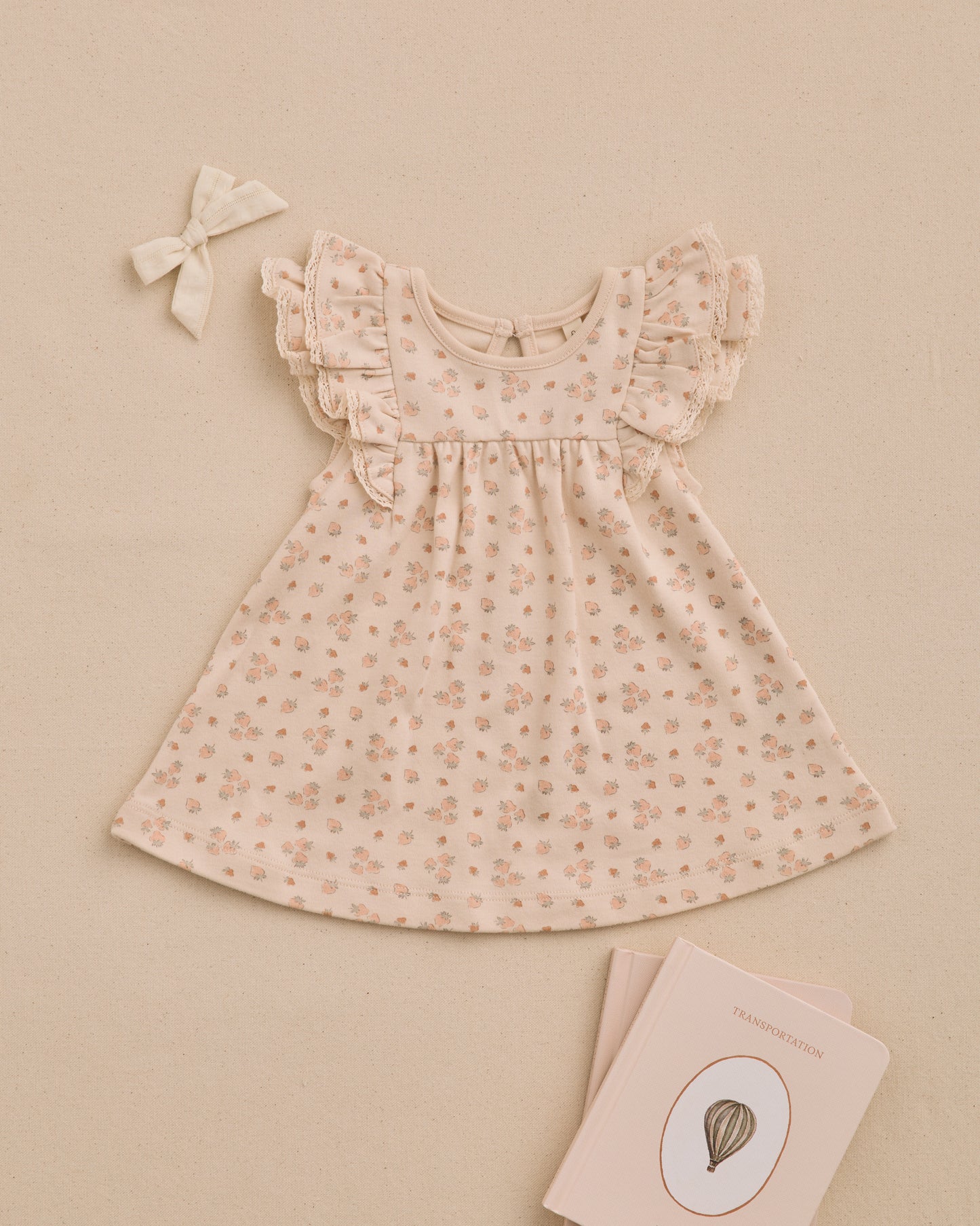 FLUTTER DRESS || STRAWBERRIES