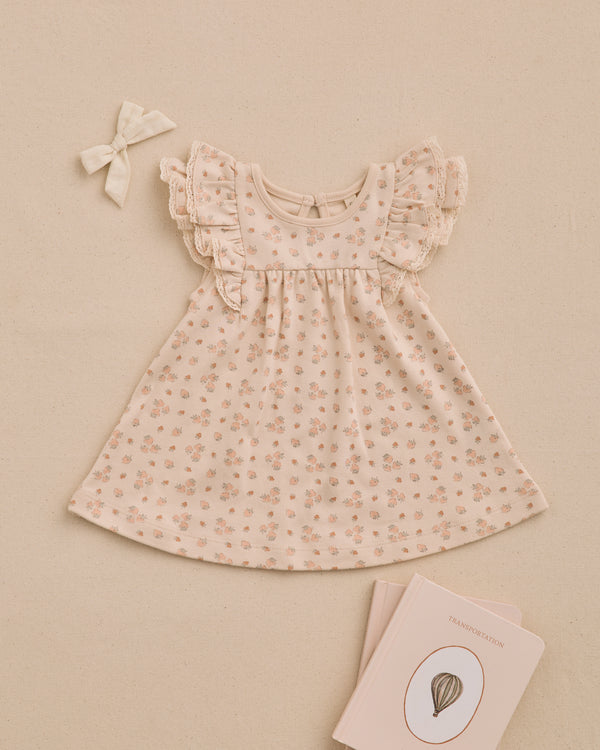 FLUTTER DRESS || STRAWBERRIES