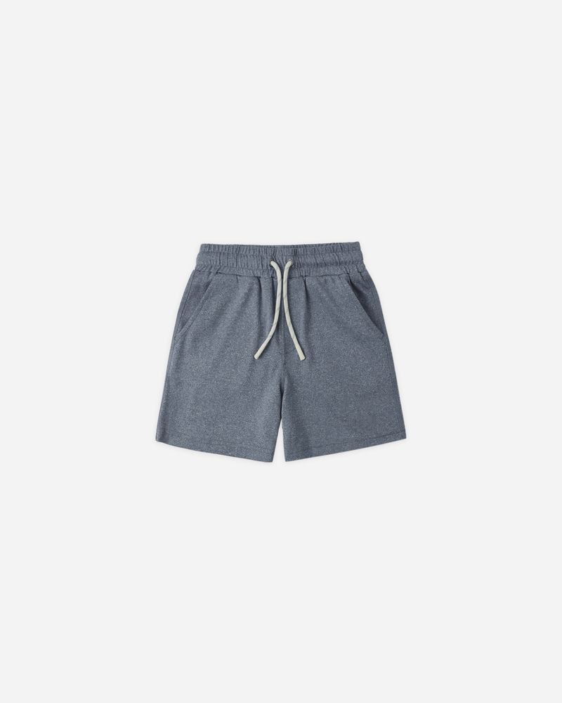 OCEANSIDE TECH SHORT | HEATHERED MARINE