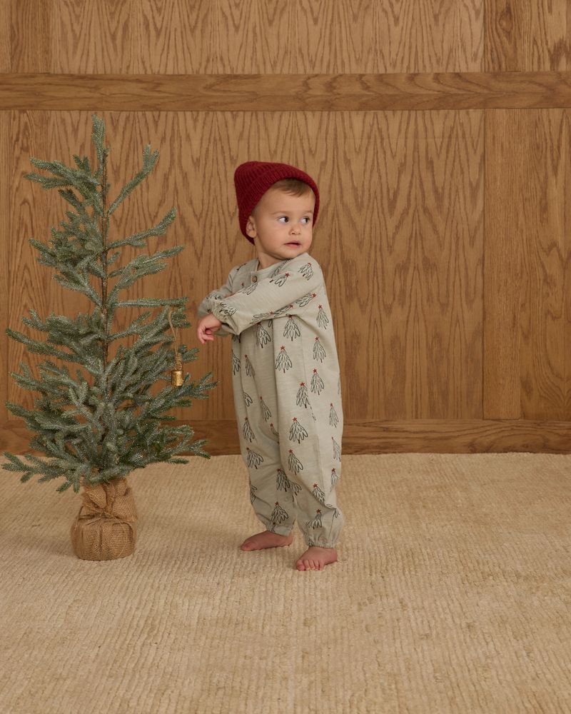 HENLEY JUMPSUIT || TREES