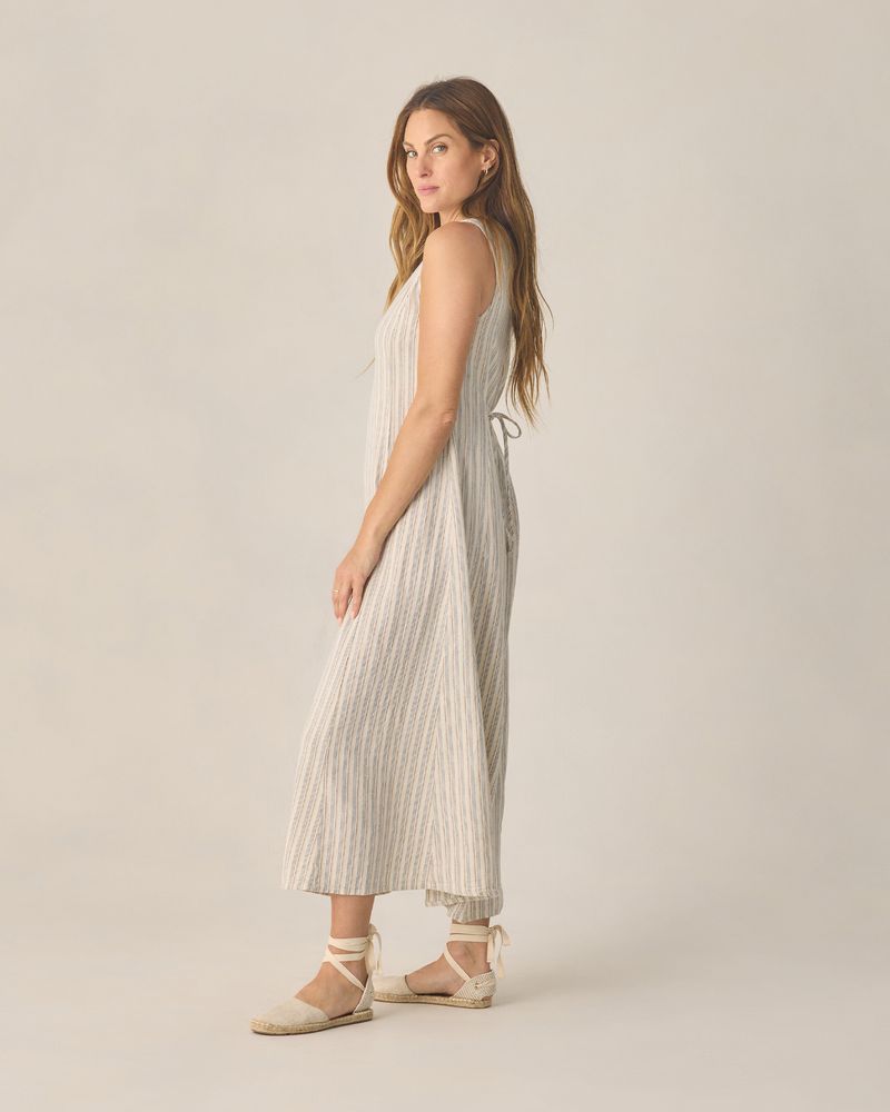 WOMEN'S INDI MIDI DRESS | NAUTICAL STRIPE