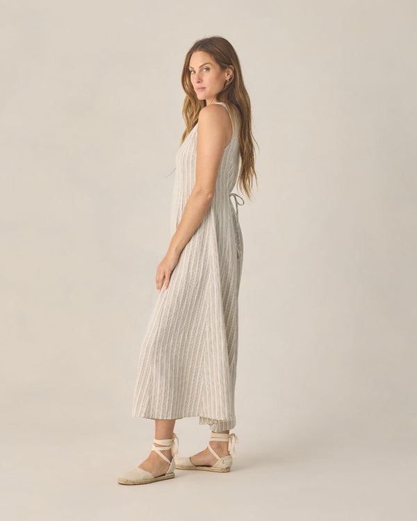 WOMEN'S INDI MIDI DRESS | NAUTICAL STRIPE