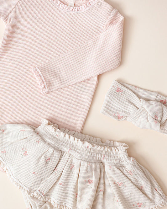 SKIRTED BLOOMER || VINTAGE ROSE