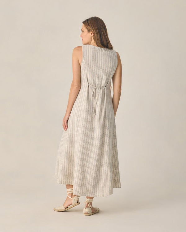 WOMEN'S INDI MIDI DRESS | NAUTICAL STRIPE
