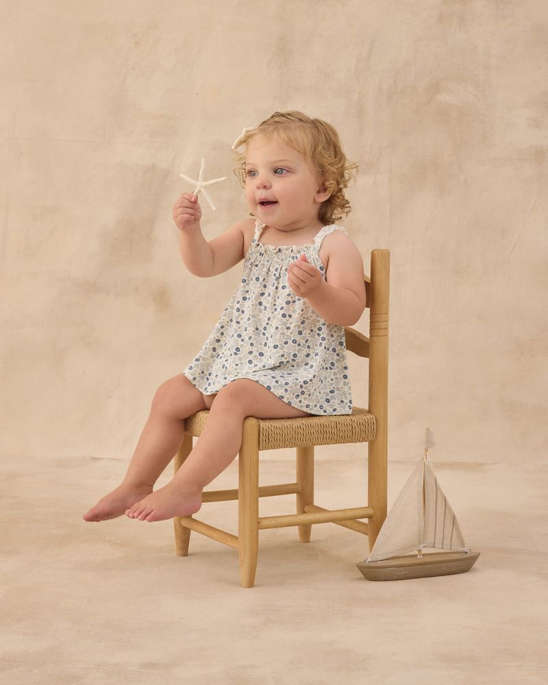SWING TOP & BLOOMER SET | BLUE DITSY
