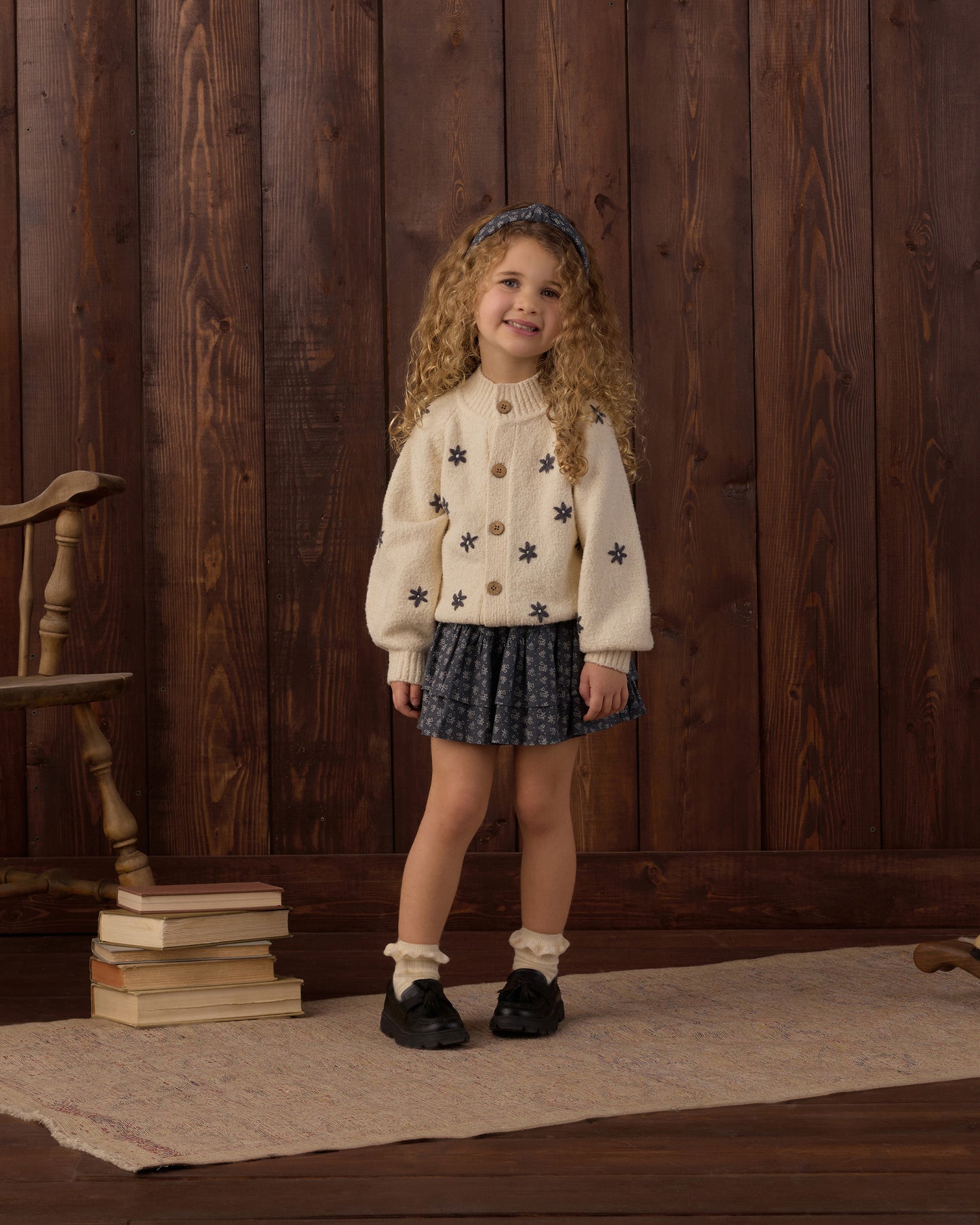 TULIP CARDIGAN || MIDNIGHT DAISY
