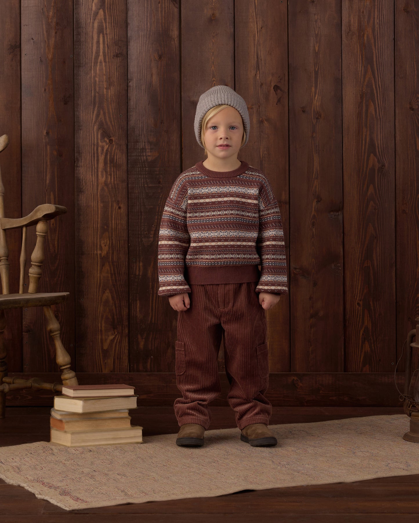 ASPEN SWEATER || MULBERRY MULTI-STRIPE
