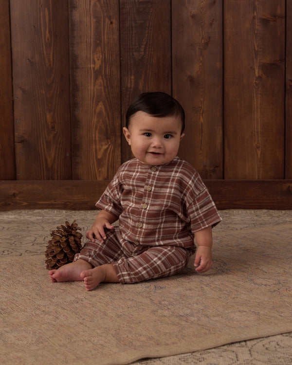 HAYES JUMPSUIT || ASPEN PLAID