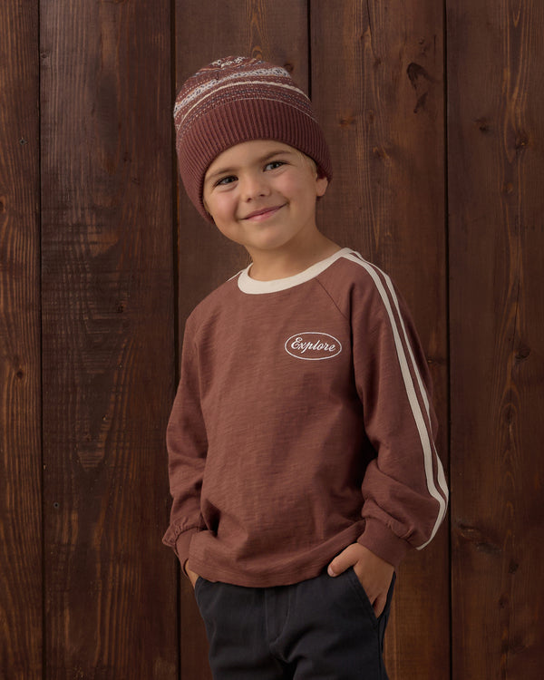 RELAXED LONG SLEEVE TEE || EXPLORE