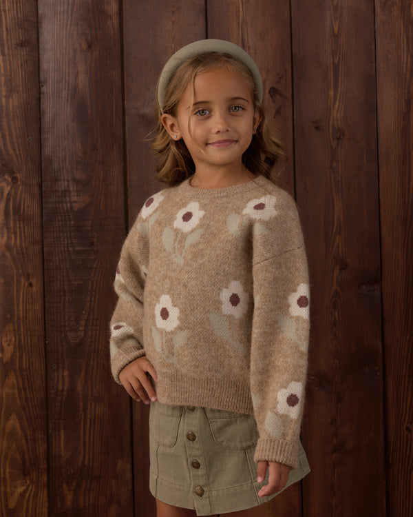 ASPEN SWEATER || FAWN FLOWER