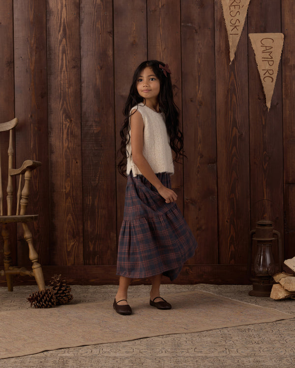BOW SWEATER VEST || IVORY