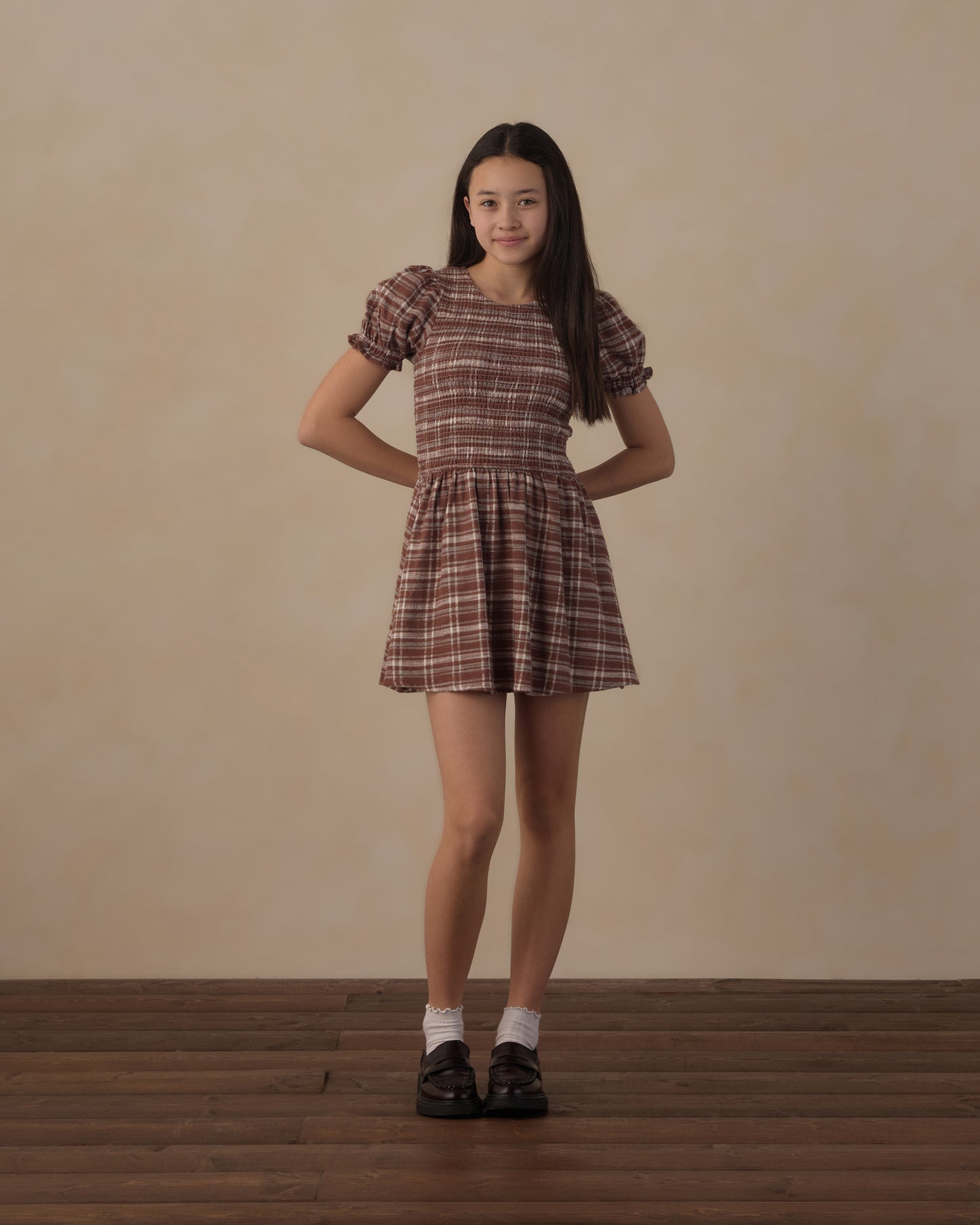 TEEN MARIE DRESS || ASPEN PLAID