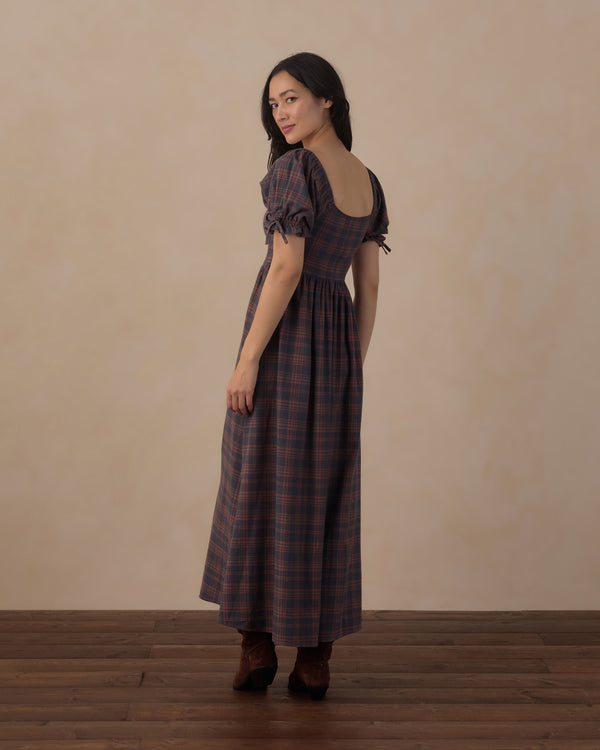 WOMEN'S DALLAS DRESS || MIDNIGHT PLAID