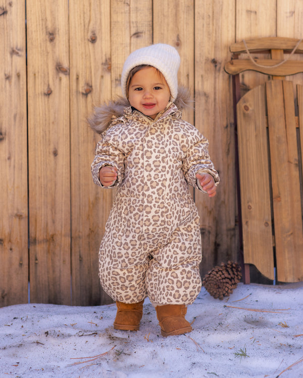 SKI SNOWSUIT || LEOPARD
