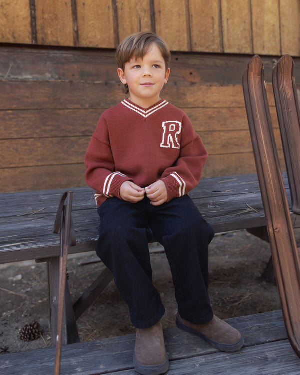 REDWOOD SWEATER || BRICK