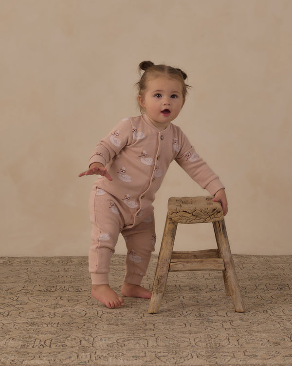 BUTTON DOWN JUMPSUIT || SWANS