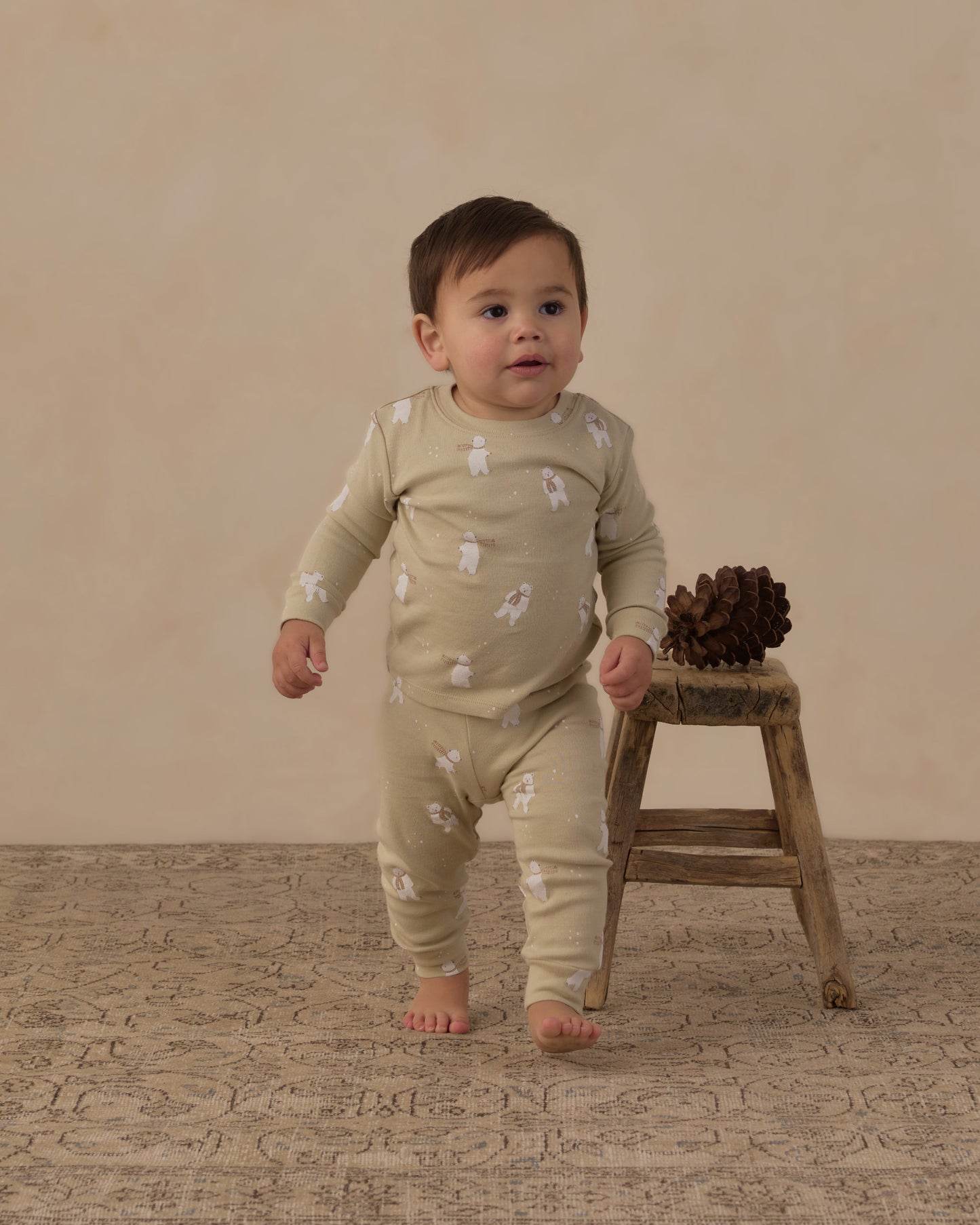LONG SLEEVE TEE + PANT SET || POLAR BEARS