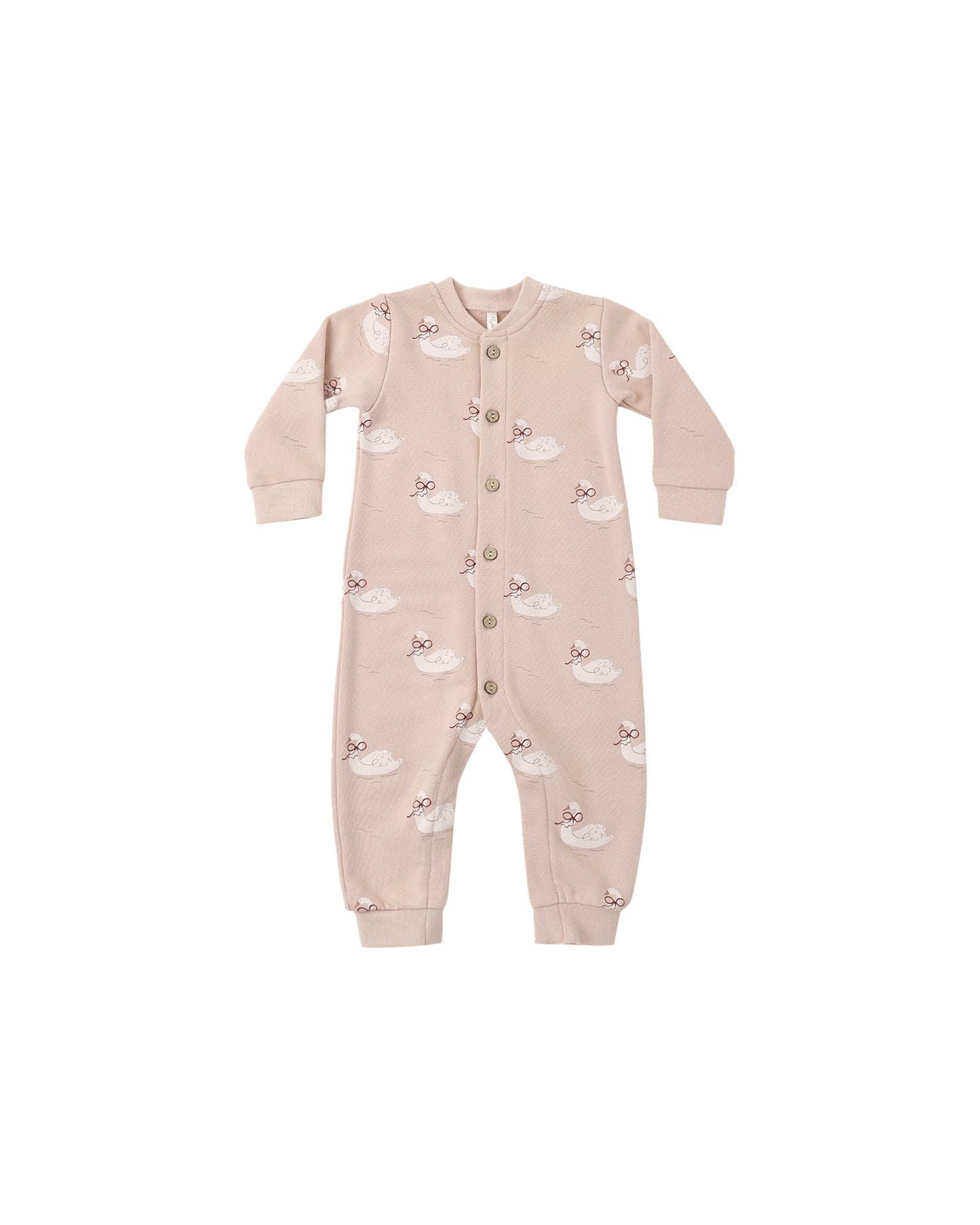 BUTTON DOWN JUMPSUIT || SWANS