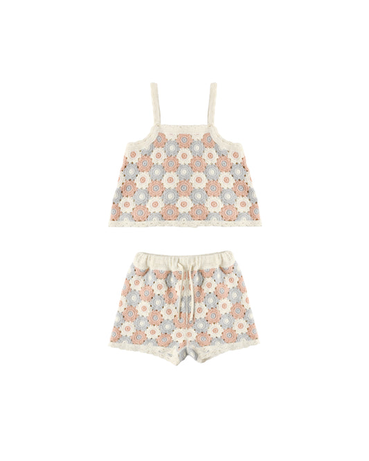 LILI KNIT SET || BLUE, PINK, IVORY