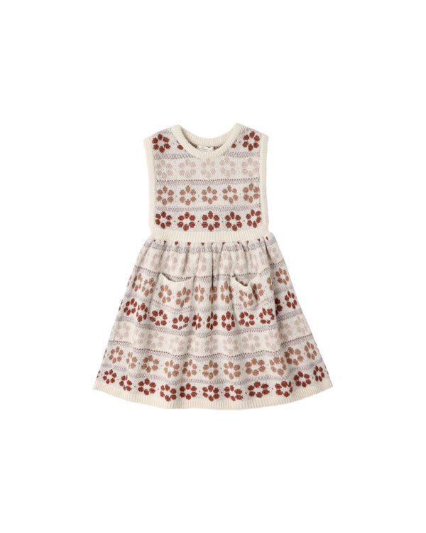 VIOLETTE SWEATER DRESS || FLOWER FAIR ISLE
