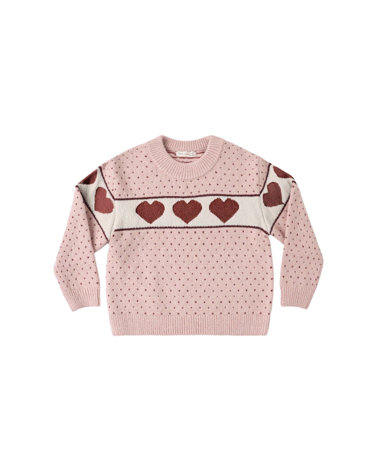 REAGAN SWEATER || HEARTS