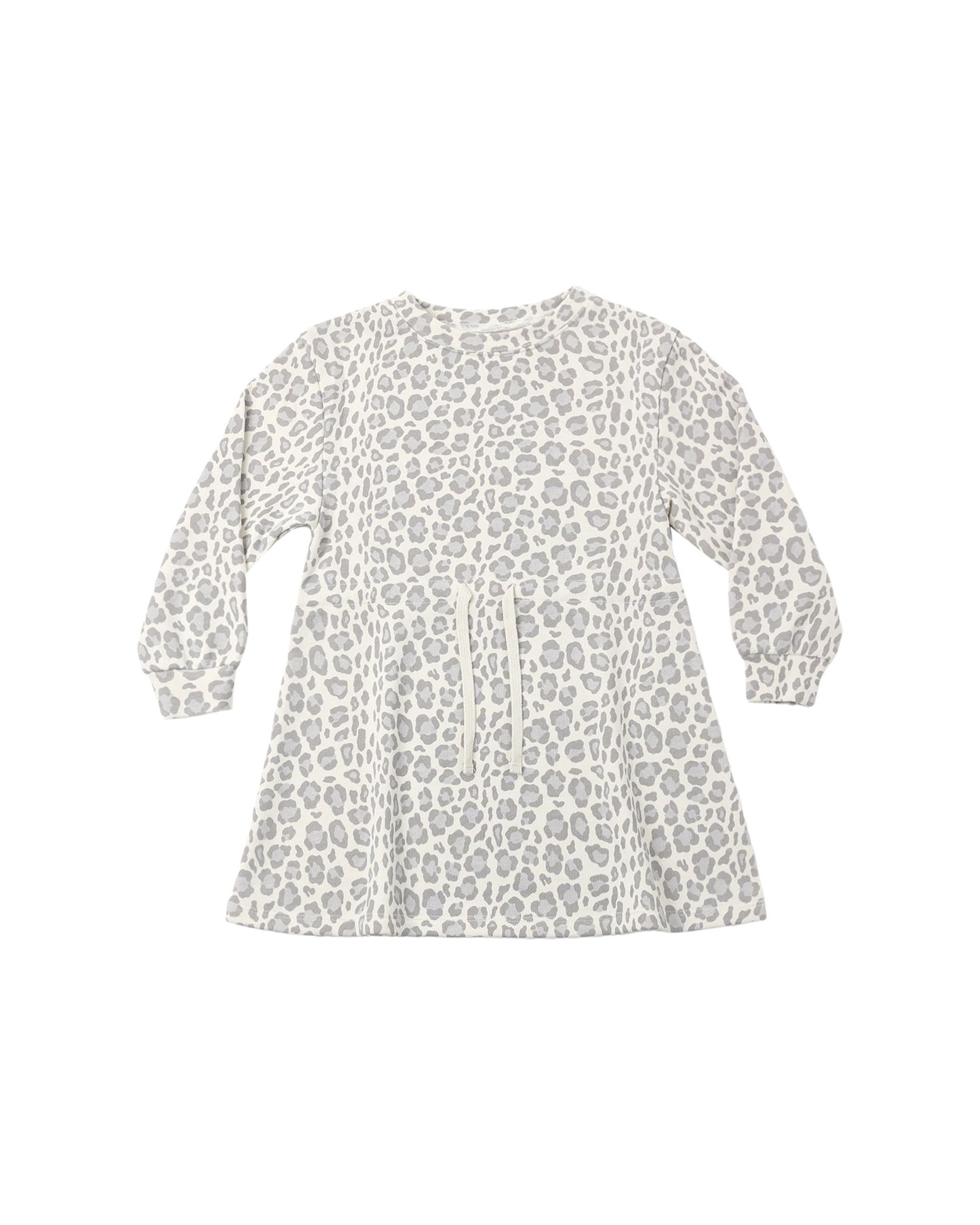 TATE DRESS || BLUE LEOPARD