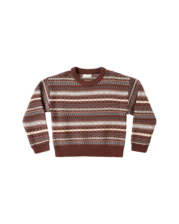 ASPEN SWEATER || MULBERRY MULTI-STRIPE