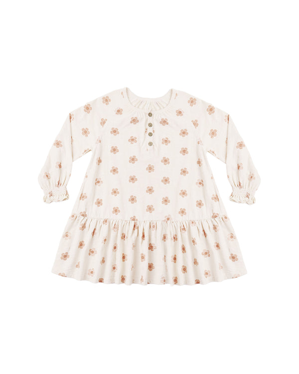 SWING DRESS || PINK DAISES