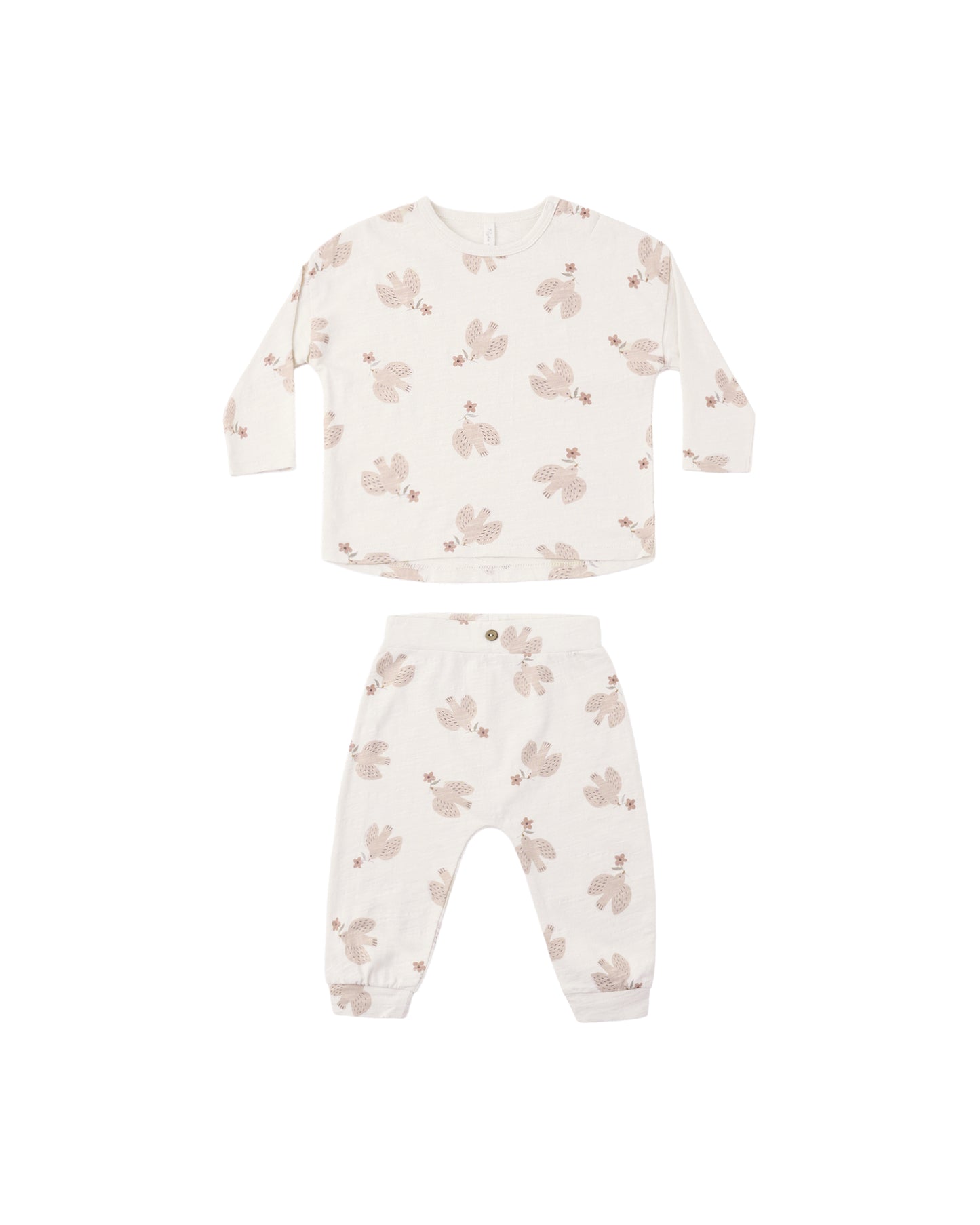 LONG SLEEVE TEE + PANT SET || SPARROWS