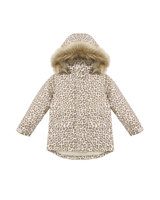 PARKA SKI JACKET || LEOPARD
